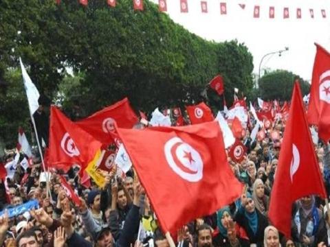 احتجاجات في الجامعات التونسية ضد الحرب
