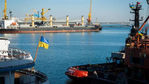 أوكرانيا: سفينتا نقل حبوب تسعيان لدخول ميناء