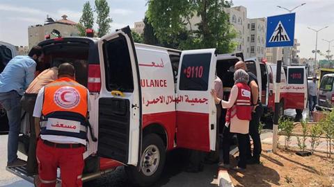 الهلال الأحمر الفلسطيني: لا توجد مركبات إسعاف