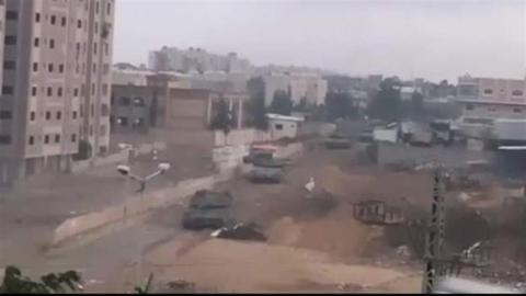 دبابات الاحتلال الإسرائيلي تتقدم نحو المستشفى