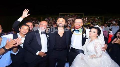 سليمان عيد بصحبة محمود البزاوي في حفل زفاف نجله