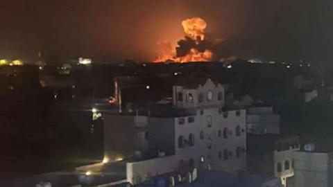 واشنطن تعلن قصف أهداف للحوثيين في اليمن